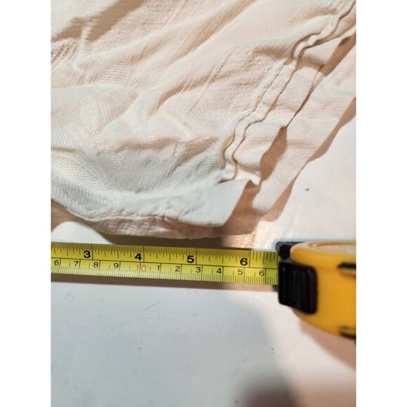 Jamaica Jaxx Shirt Mens Large Cream 100% Silk Short Sleeve Hawaiian Classic Dad - Picture 7 of 11